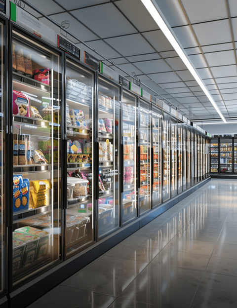 Tiendas de conveniencia Gabinete de refrigeración