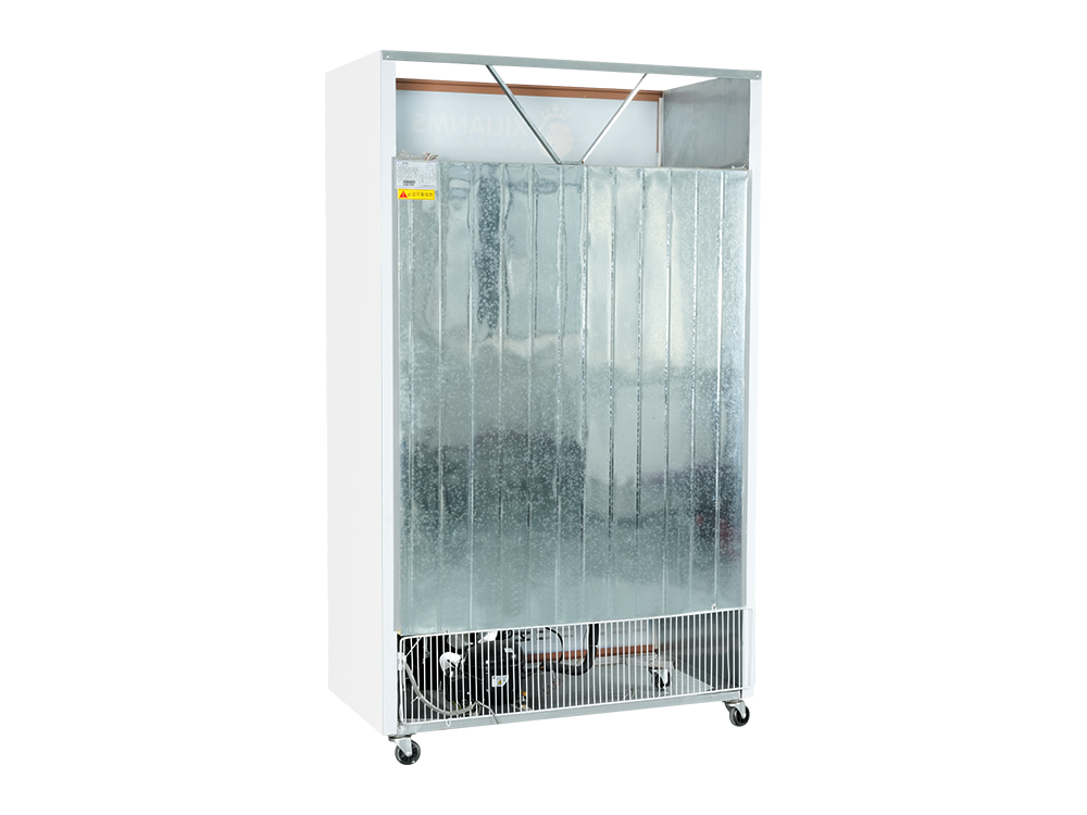 Gabinete de exhibición de congelador con puerta abierta (unidad inferior)